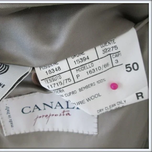 CANALI PROPOSTA MEN SPORT JACKET 100% WOOL MADE IN ITALY SIZE US 40R